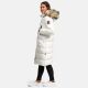 Marikoo Schneesternchen ladies long winter hooded quilted jacket  Größe S - Gr. 36