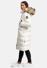 Marikoo Schneesternchen ladies long winter hooded quilted jacket  Größe L - Gr. 40