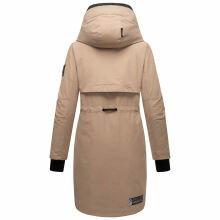 Navahoo Snowelf warme Damen Winterjacke Taupe Grey Größe XL - Gr. 42