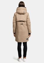 Navahoo Snowelf warme Damen Winterjacke Taupe Grey Größe XXL - Gr. 44