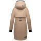 Navahoo Snowelf warme Damen Winterjacke Taupe Grey Größe XXL - Gr. 44
