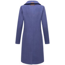 Navahoo Wooly Damen Trenchcoat Winter Mantel Blue Violet Größe L - Gr. 40