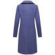 Navahoo Wooly Damen Trenchcoat Winter Mantel Blue Violet Größe L - Gr. 40