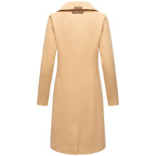 Navahoo Wooly Damen Trenchcoat Winter Mantel Beige Größe S - Gr. 36