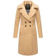 Navahoo Wooly Damen Trenchcoat Winter Mantel Beige Größe S - Gr. 36