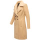 Navahoo Wooly Damen Trenchcoat Winter Mantel Beige Größe M - Gr. 38