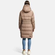 Marikoo Yuikoo lange Damen Winterjacke Taupe Grey-Größe XS - Gr. 34