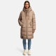 Marikoo Yuikoo lange Damen Winterjacke Taupe Grey-Größe XS - Gr. 34