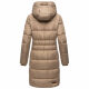 Marikoo Yuikoo lange Damen Winterjacke Taupe Grey-Größe XS - Gr. 34