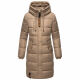 Marikoo Yuikoo lange Damen Winterjacke Taupe Grey-Größe XS - Gr. 34