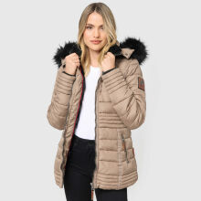 Navahoo Umay Princess Damen Winterjacke Taupe Größe XXXL - Gr. 46