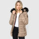 Navahoo Umay Princess Damen Winterjacke Taupe Größe XXXL - Gr. 46