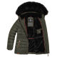 Navahoo Umay Princess Damen Winterjacke Olive Größe XXXL - Gr. 46