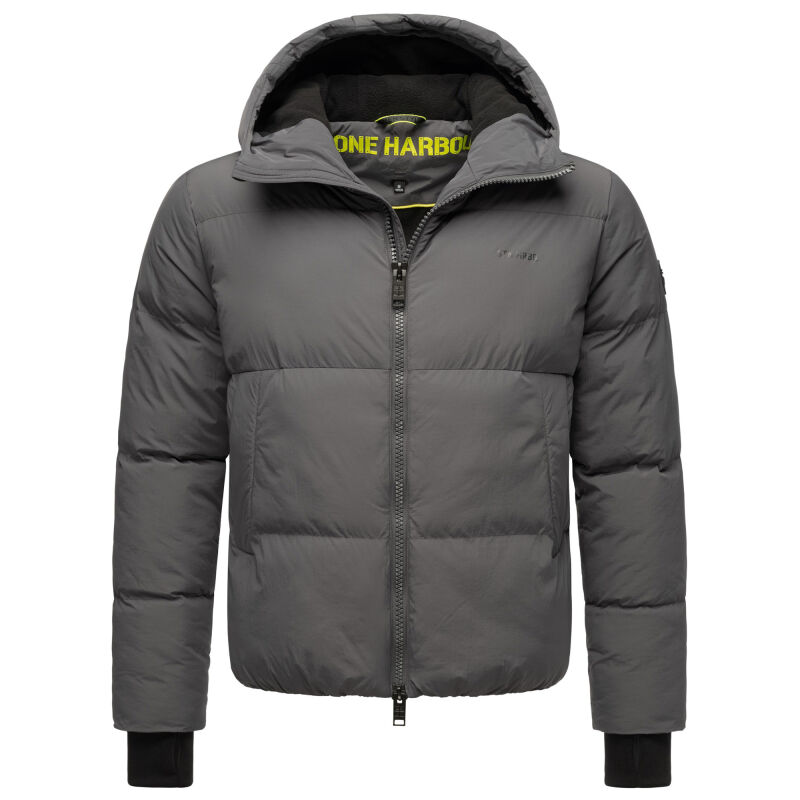 Stone Harbour Tayroos Herren Winter Steppjacke Anthrazit