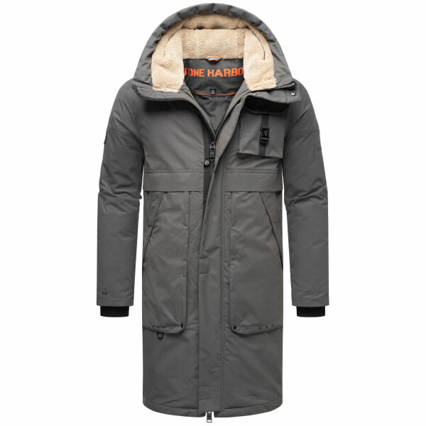 Stone Harbour Cyriaan XX Herren Winterjacke Anthrazit Größe S - Gr. S