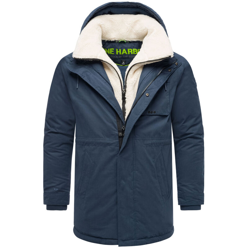 Stone Harbour Navroos Herren Winterjacke Navy