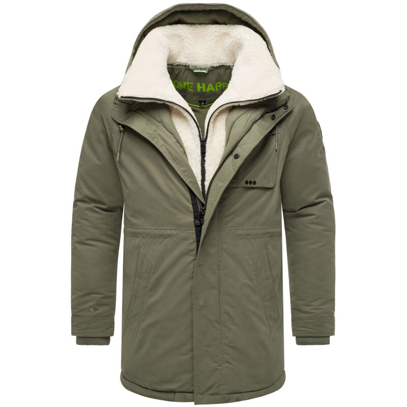 Stone Harbour Navroos Herren Winterjacke Dusty Olive