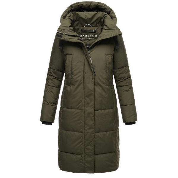 Marikoo Laryaa XVI Damen Winterjacke Dark Olive Größe M - Gr. 38