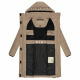 Marikoo Laryaa XVI Damen Winterjacke Taupe Grey Größe S - Gr. 36