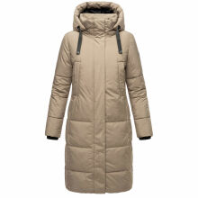 Marikoo Laryaa XVI Damen Winterjacke Taupe Grey Gr&ouml;&szlig;e L - Gr. 40