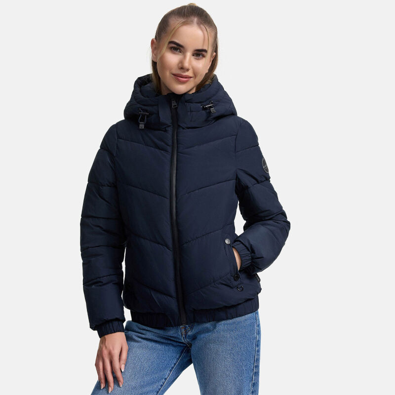 Marikoo Nayanaa Damen Winter Steppjacke Navy