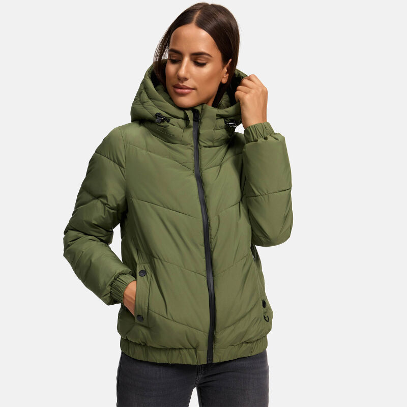 Marikoo Nayanaa Damen Winterjacke Olive Gr&ouml;&szlig;e XXL - Gr. 44