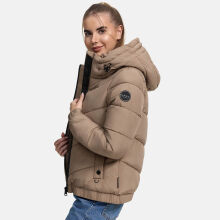 Marikoo Nayanaa Damen Winterjacke Taupe Grey Größe XS - Gr. 34
