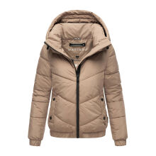 Marikoo Nayanaa Damen Winterjacke Taupe Grey Größe XS - Gr. 34