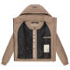 Marikoo Nayanaa Damen Winterjacke Taupe Grey Größe XS - Gr. 34
