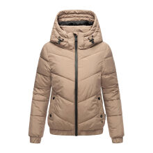 Marikoo Nayanaa Damen Winterjacke Taupe Grey Gr&ouml;&szlig;e S - Gr. 36