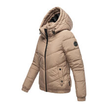 Marikoo Nayanaa Damen Winterjacke Taupe Grey Gr&ouml;&szlig;e S - Gr. 36