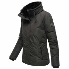 Navahoo Frostii XIV Damen Winterjacke Schwarz Größe S - Gr. 36