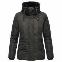 Navahoo Frostii XIV Damen Winterjacke Schwarz Größe XXXL - Gr. 46