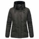 Navahoo Frostii XIV Damen Winterjacke Schwarz Größe XXXL - Gr. 46