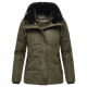 Navahoo Frostii XIV Damen Winterjacke Dark Olive Größe S - Gr. 36