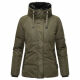 Navahoo Frostii XIV Damen Winterjacke Dark Olive Größe S - Gr. 36
