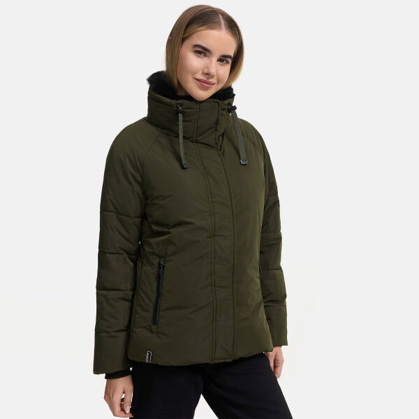 Navahoo Frostii XIV Damen Winterjacke Dark Olive Größe XXL - Gr. 44