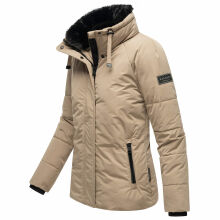 Navahoo Frostii XIV Damen Winterjacke Taupe Grey Größe S - Gr. 36