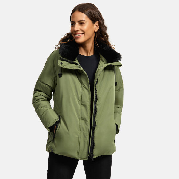 Navahoo Frostii XIV Damen Winterjacke Olive Größe S - Gr. 36