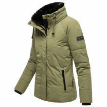 Navahoo Frostii XIV Damen Winterjacke Olive Größe S - Gr. 36