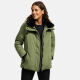 Navahoo Frostii XIV Damen Winterjacke Olive Größe S - Gr. 36