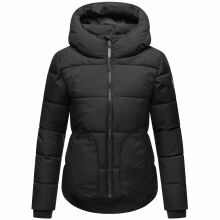 Navahoo Lachperle Damen Winterjacke Schwarz Größe XL - Gr. 42