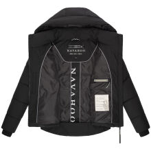 Navahoo Lachperle Damen Winterjacke Schwarz Größe XL - Gr. 42