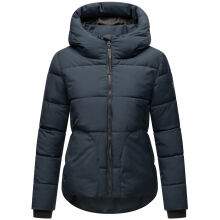 Navahoo Lachperle Damen Winterjacke Schwarz Größe XXL - Gr. 44