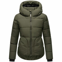 Navahoo Lachperle Damen Winterjacke Dark Olive Größe XS - Gr. 34