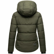 Navahoo Lachperle Damen Winterjacke Dark Olive Gr&ouml;&szlig;e L - Gr. 40