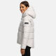 Navahoo Lachperle Damen Winterjacke Light Grey Größe XS - Gr. 34