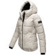 Navahoo Lachperle Damen Winterjacke Light Grey Größe XS - Gr. 34