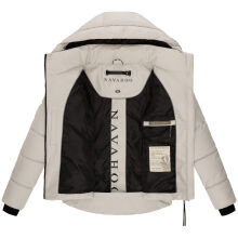 Navahoo Lachperle Damen Winterjacke Light Grey Gr&ouml;&szlig;e S - Gr. 36