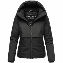 Navahoo Liebesküken XIV Damen Winterjacke Schwarz Größe M - Gr. 38